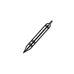 Pen vector illustration isolated on transparent background