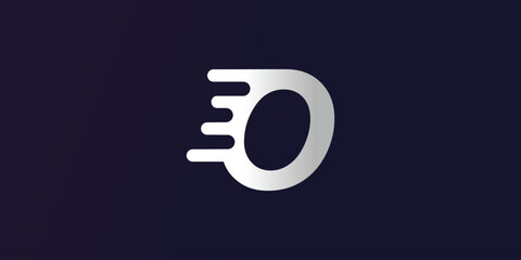 Letter O logo design simple concept Premium Vector - obrazy, fototapety, plakaty