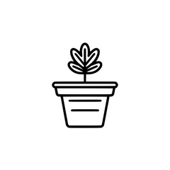 House plant vector illustration isolated on transparent background