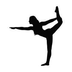 Collection Of Yoga Day Silhouettes For Design Elements Templates