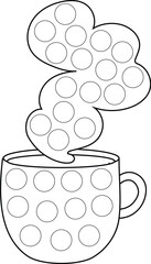 Autumn Dot Marker Coloring Pages