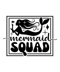 Mermaid Squad svg design