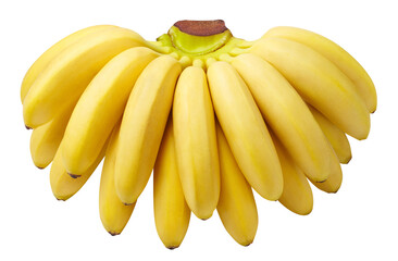 Delicious bananas cut out - Powered by Adobe