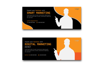 Sale banner template for social media posts, mobile apps, banners design, web or internet ads. Trendy abstract cover template with geometric concept