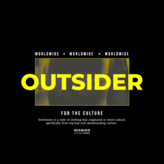 Urban Style Design Aesthetics, Casual Fashion, Streetwear, Typography. for screen printing t-shirts, jackets.