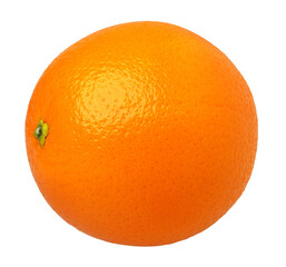 Orange fruit isolated, Orange fruit macro studio photo, transparent png, collection, PNG format, cut out.