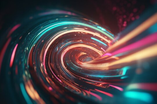 Warp technology. Generate Ai