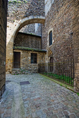 VIENNE, FRANCE, May 26, 2023 : Saint-Andre-le-Bas church, founded in the 8th century by Duke...