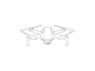 drone quadcopter with action camera.Isometric drones, flying quadcopter with remote controllers. Remote control, unmanned aerial drones vector illustration set. Electronic quadcopters.