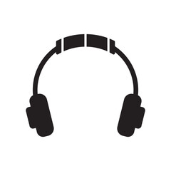 headset icon vector