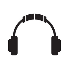 Obraz premium headset icon vector