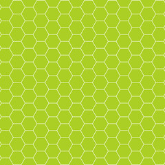 亀甲模様　黄緑　2