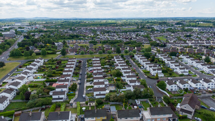 limerick city skyline Ireland. beautiful limerick urban cityscape over the river Shannon on a sunny...