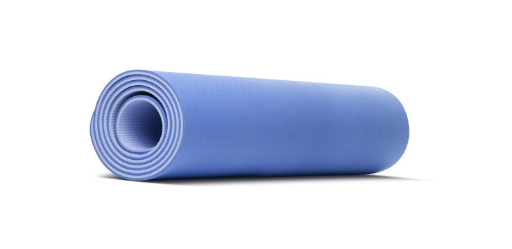 Mat for fitness isolated on a transparent background