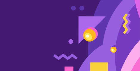 creative cover design. Social media banner template. Abstract modern colored shapes, line art background design for web and mobile applications. editable for stories, posts, blogs, sales, and promotio