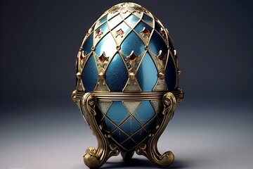 Glimmering Beauty: A Majestic Faberge Egg Unveiled, Generative AI