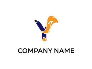 Obraz premium Vector abstract logo and branding fox logo design templates in trendy linear minimal style. Perfect logo for business related to industry. creative logo design vector template.