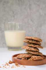 Bright Mood Cookies with Milk