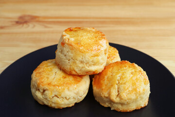 Heap of Delectable Homemade Candied Orange Zest Scones