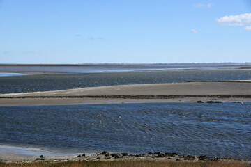 Den Helder, Netherlands. May 2023. The Wadden Sea near Den Helder, North Holland.