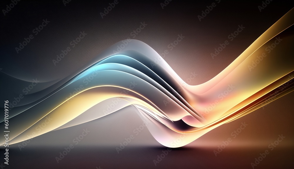 Wall mural abstract light background, generative ai