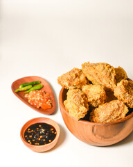 Fried Tofu with Chilli Sauce