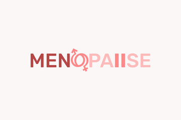 menopause logo design template element vector 