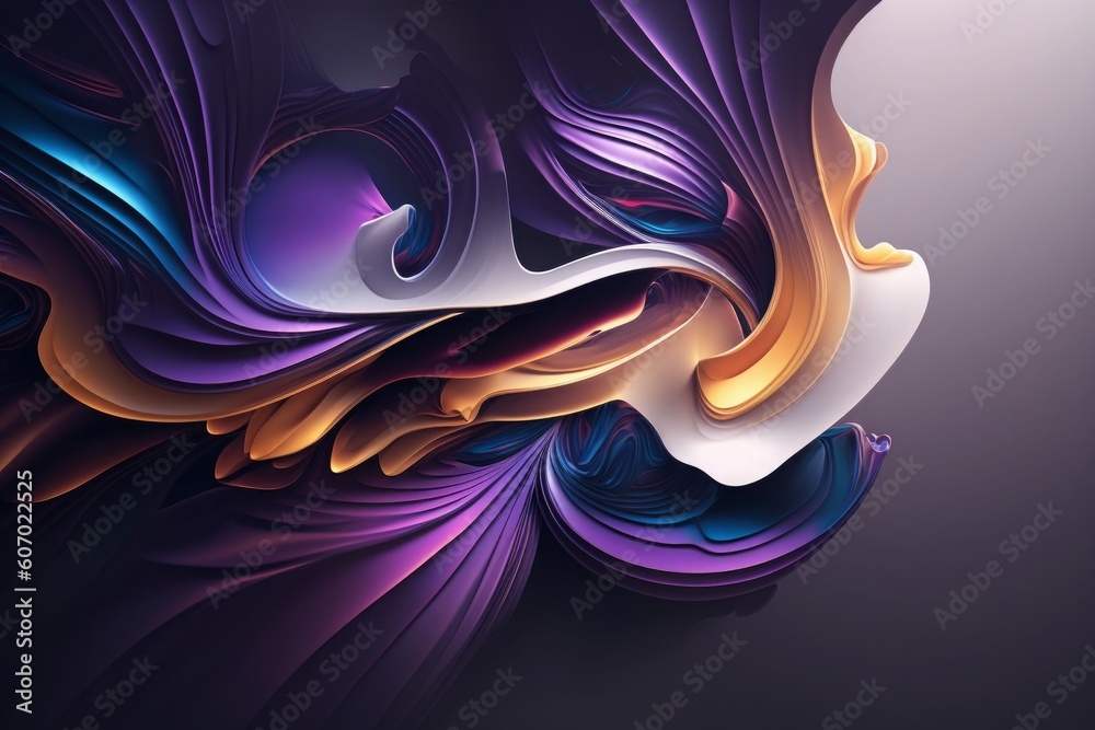 Wall mural modern abstract background, generative ai