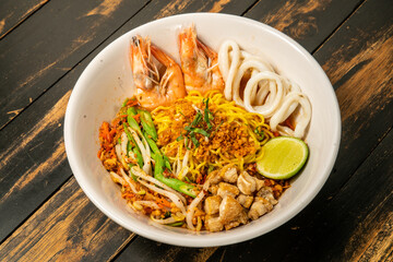 Seafood Yellow Vermicelli Soup Noodles