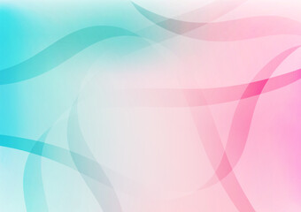 Smooth gradient line wave vivid colorful layer decoration background