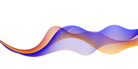 Abstract flowing wave lines. Design element for technology, science, modern concept.vector eps 10