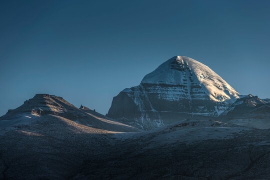 Mount Kailash in Taqin County, Ali Prefecture, Tibet, China