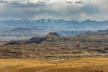 Beautiful view of Earth forest landform in Zanda County, Tibet, China.