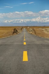 National highway in Zada County on a sunny day