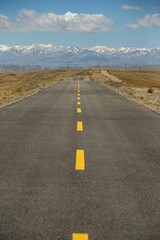 National highway in Zada County on a sunny day