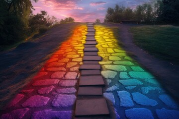LGBTQ+ Pride Walkway