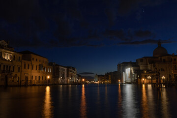 Long exposure of Venice main channel