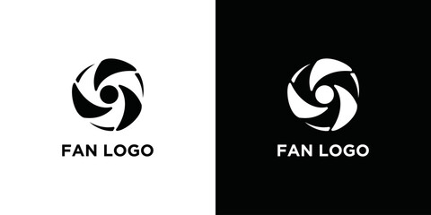fan icon template logo vector design © zulfan