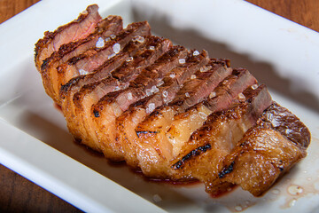 grilled steak on a plate