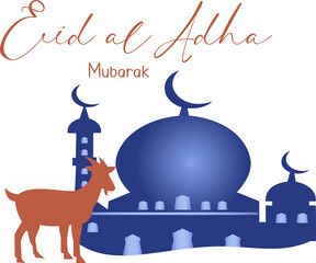 eid al adha mubarak background