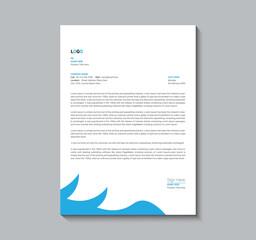 Vector professional creative letterhead template design for your business