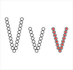 Alphabet V Dab Worksheet M_2112001