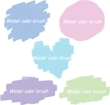 brush title bubble art freame