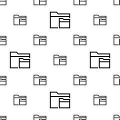 Folder Icon Seamless Pattern Y_2203001