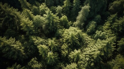 Beautiful forest background Generative AI