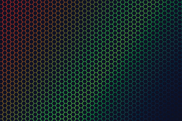Hexagon technology pattern background vector
