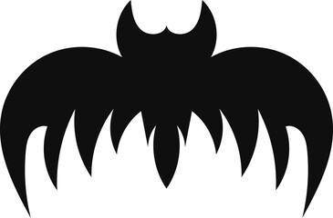 Halloween decorations concept. Halloween with  black bats.