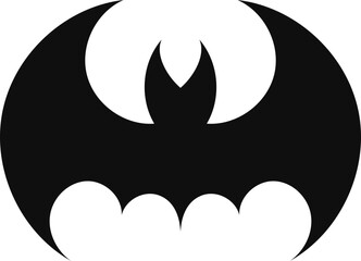 Halloween decorations concept. Halloween with  black bats.