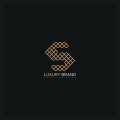 Vector letter S logo concept for your luxury brand