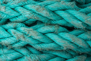 ship ropes sack as black and white color